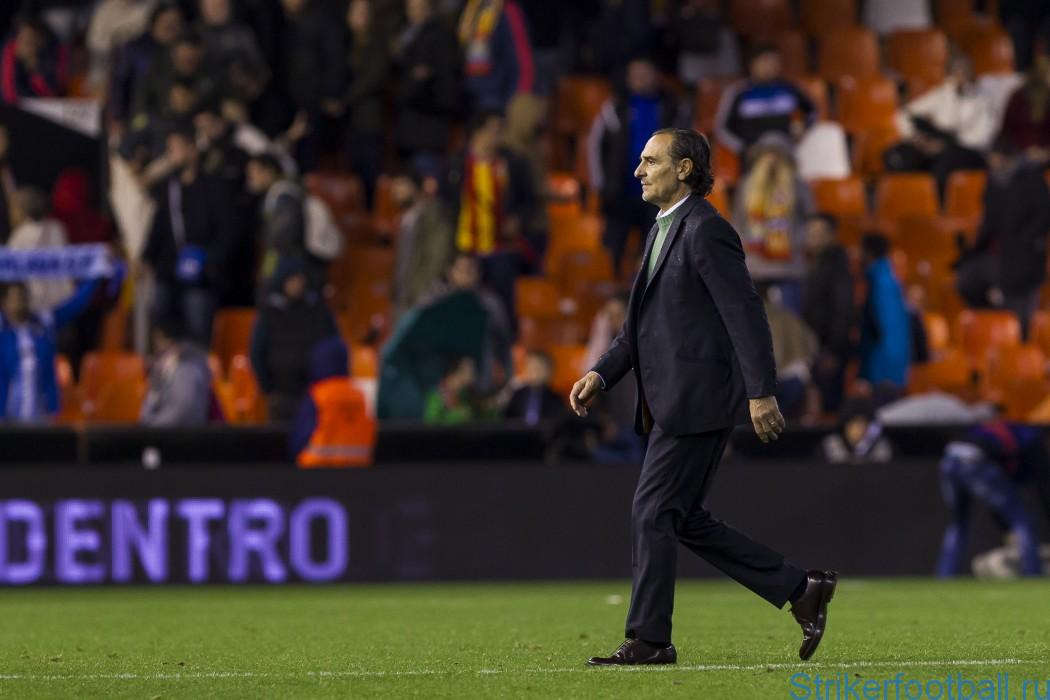 Пранделли подал в отставку с поста главного тренера «Валенсии»