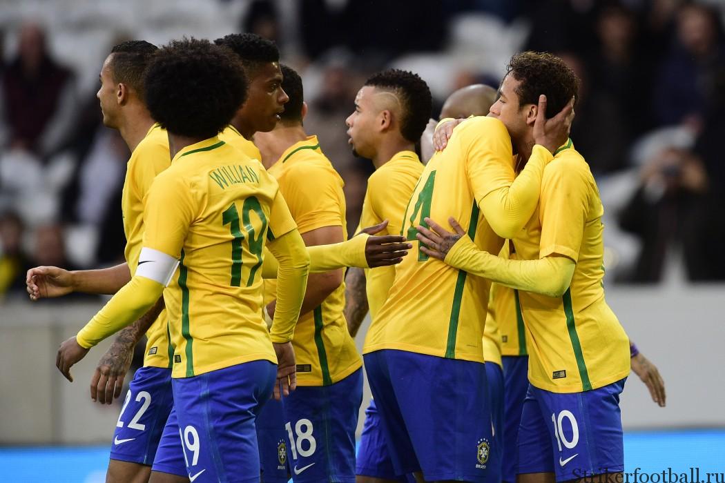 Неймар, Филиппе Коутиньо и Роберто Фирмино вошли в итоговую заявку сборной Бразилии на ЧМ-2018